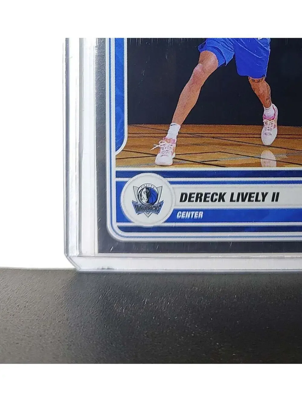 Dereck Lively II Rookie 2023-24 Panini NBA Sticker Foil Card 81 Dallas Mavericks